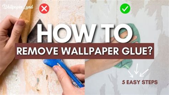How do you remove wallpaper glue that has been painted over?