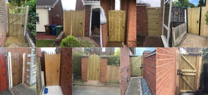 How do you secure a side gate?