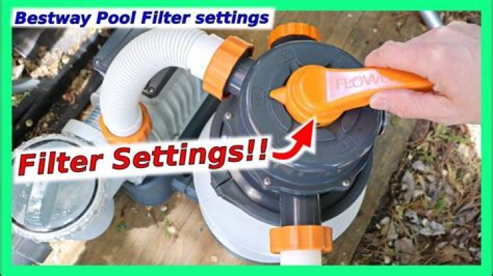 How do you set up a Bestway pool pump?