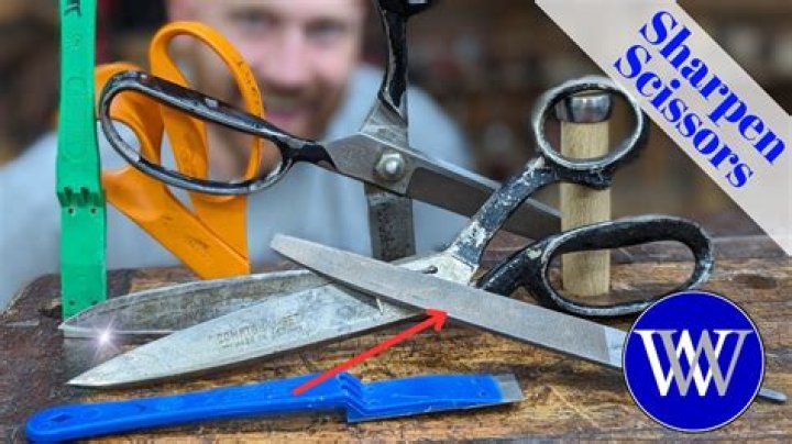 How do you sharpen long handled edging shears?