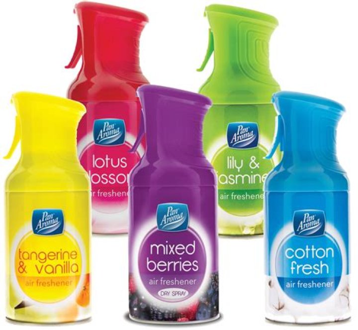 How do you spray a room freshener?