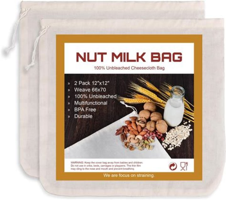 How do you squeeze a nut milk bag?