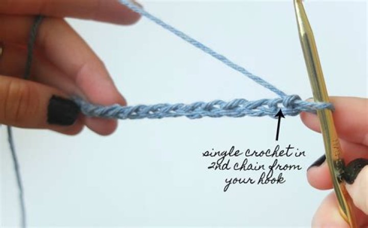 How do you start a single crochet chain?