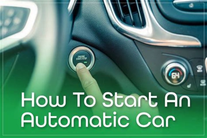 How do you start an automatic engine?