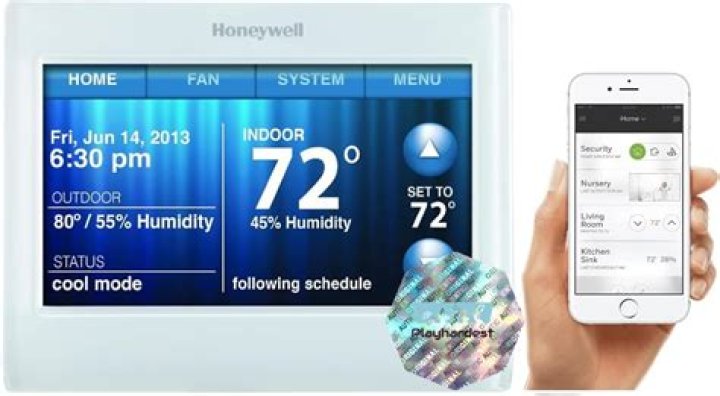 How do you unlock a Lennox touchscreen thermostat?