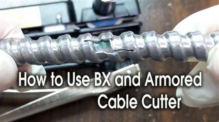 How do you use a BX cable cutter?