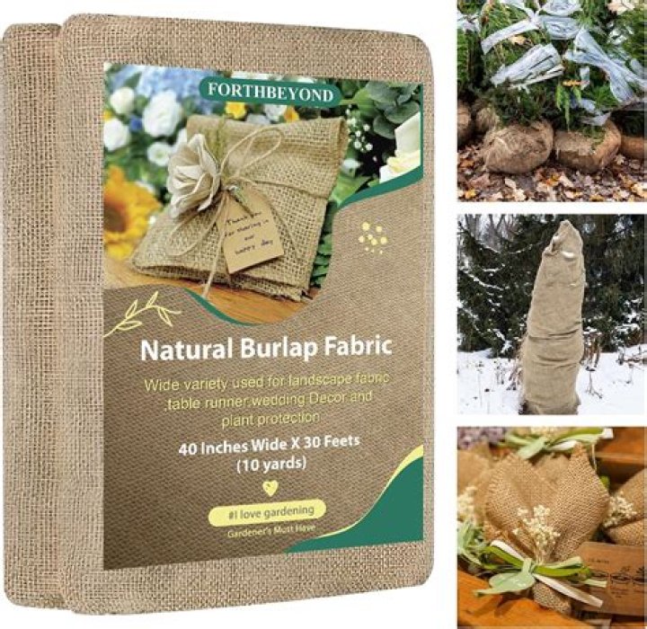 How do you use burlap for plants?
