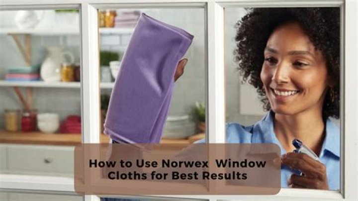 How do you use Norwex EnviroCloth and window cloth?