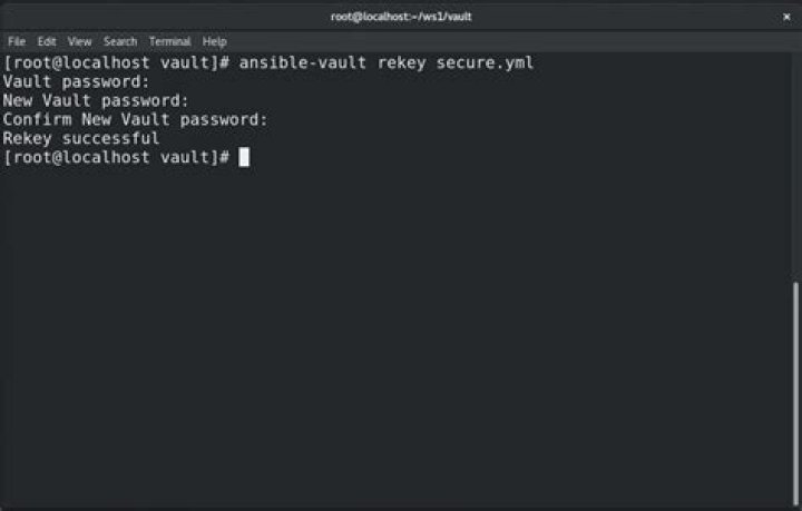 How do you use the Vault password in Ansible playbook?