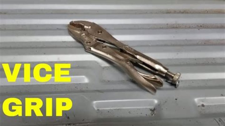 How do you use vise grips?