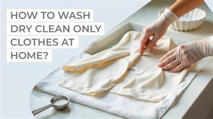 How do you wash dry clean only curtains?