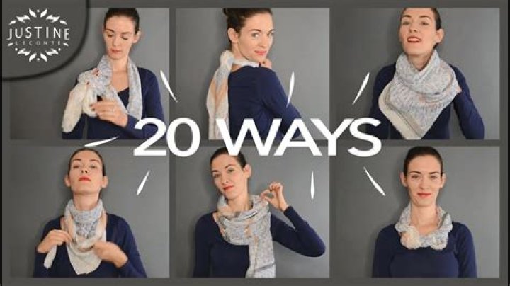 How do you wear a short scarf?