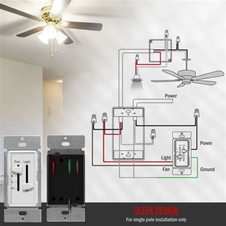 How do you wire a dimmer switch to a regular switch?