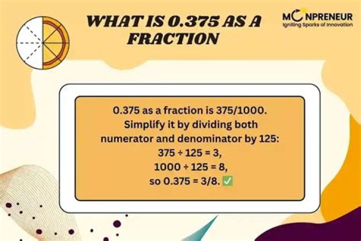 How do you write 0.375 as a fraction?