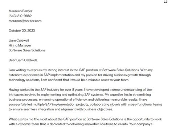 How do you write a cover letter for an advertised position?