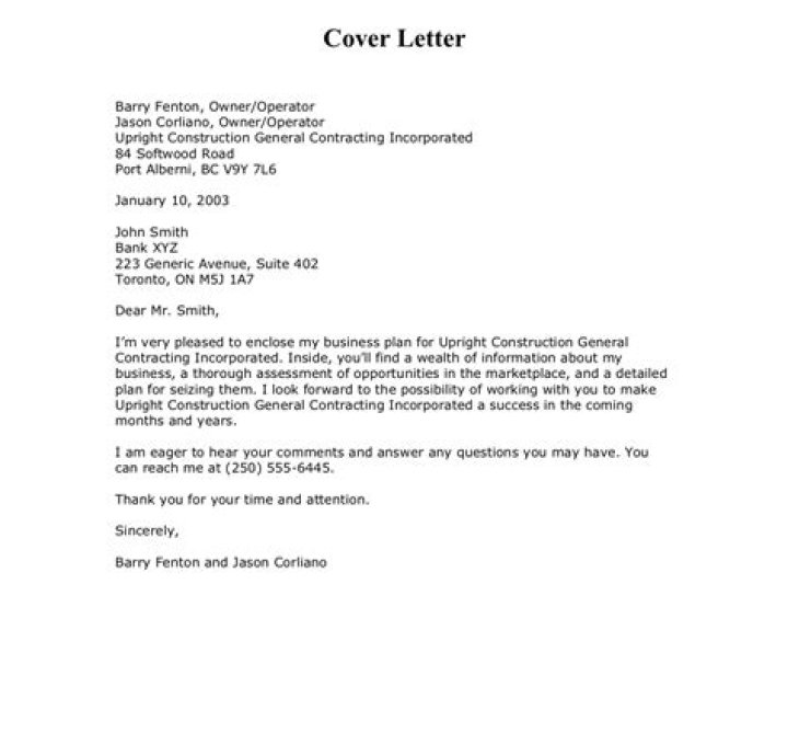 How do you write a cover letter in Canada?