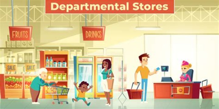 How does a departmental store work?