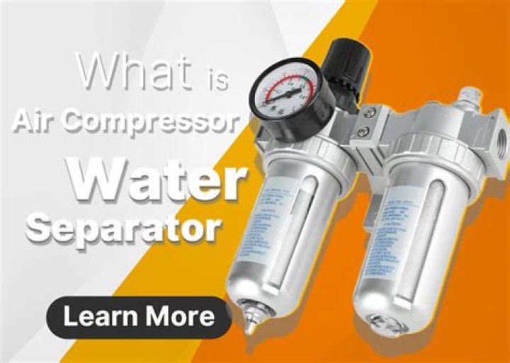 How does an air compressor water trap work?