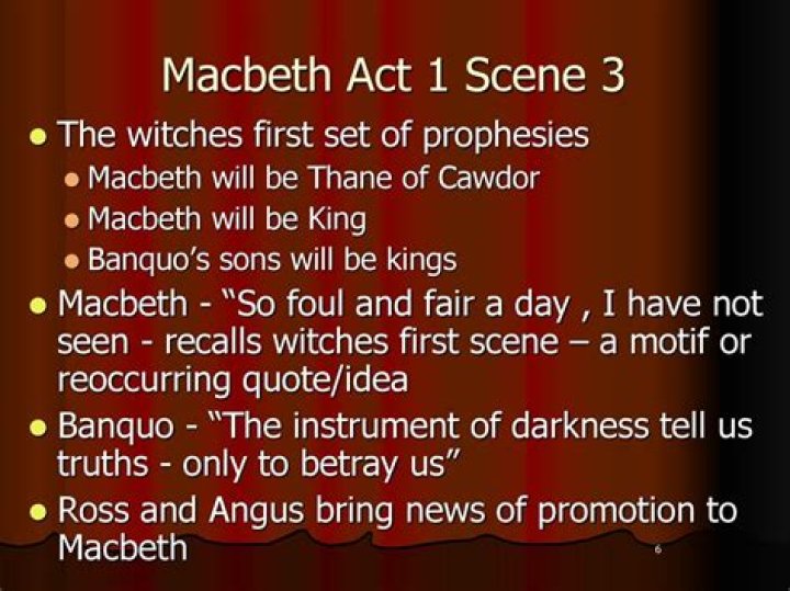 How does Macbeth respond to the witches prophecies?