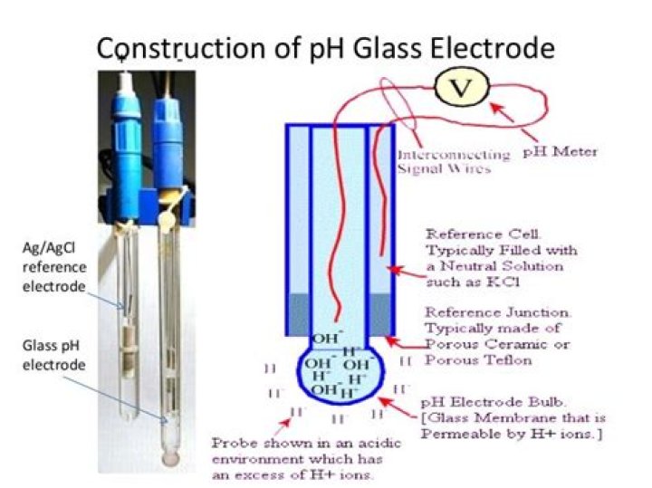 How does pH glass electrode work?