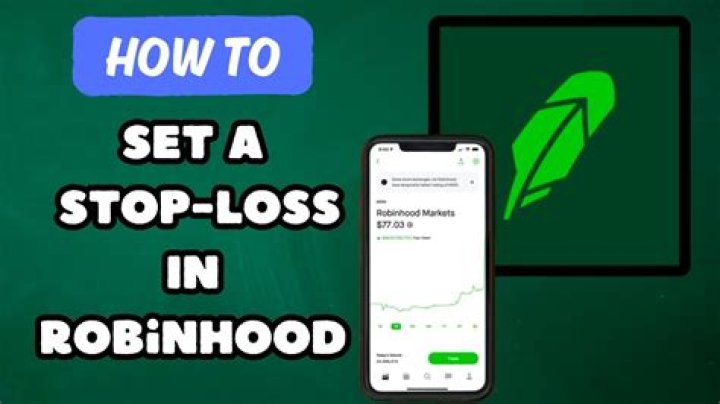 How does Stop Loss Work on Robinhood?