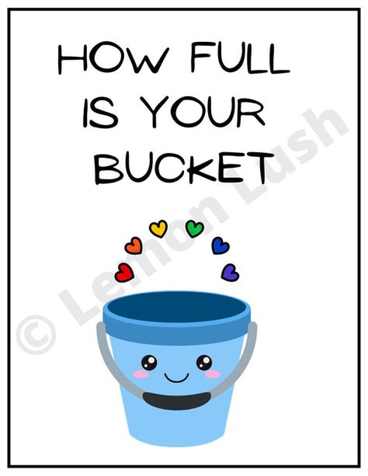 How full is your bucket theory?