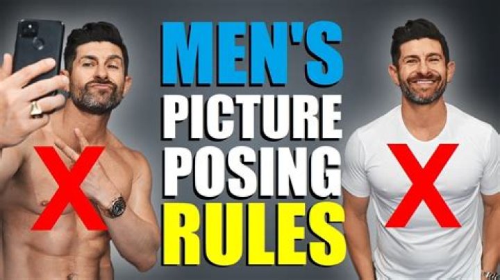 How guys should pose for pictures?