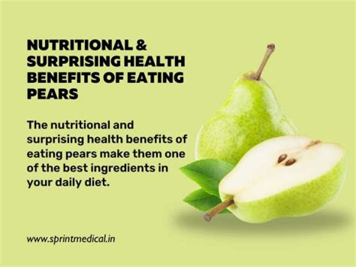 How healthy are pears? | ContextResponse.com