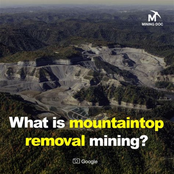How is mountaintop removal mining done?