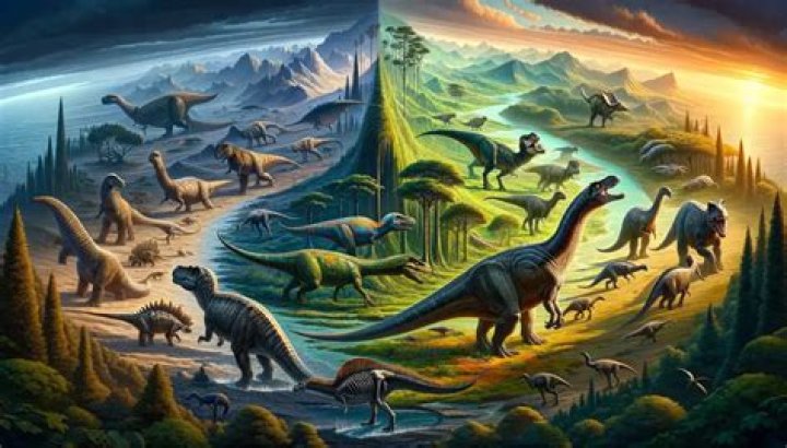 How long ago did dinosaurs live?