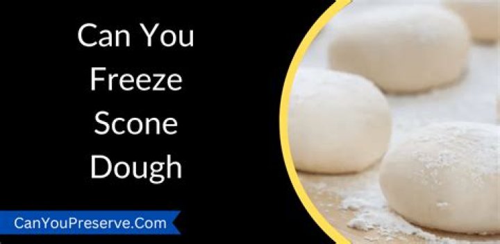 How long can you freeze scone dough?