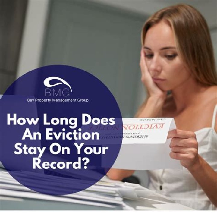 How long does an apartment eviction stay on your record?