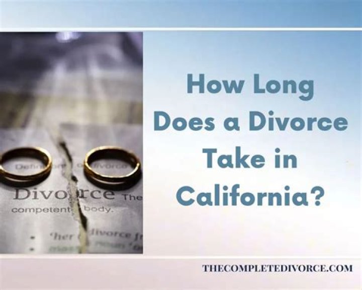 How long does online divorce?
