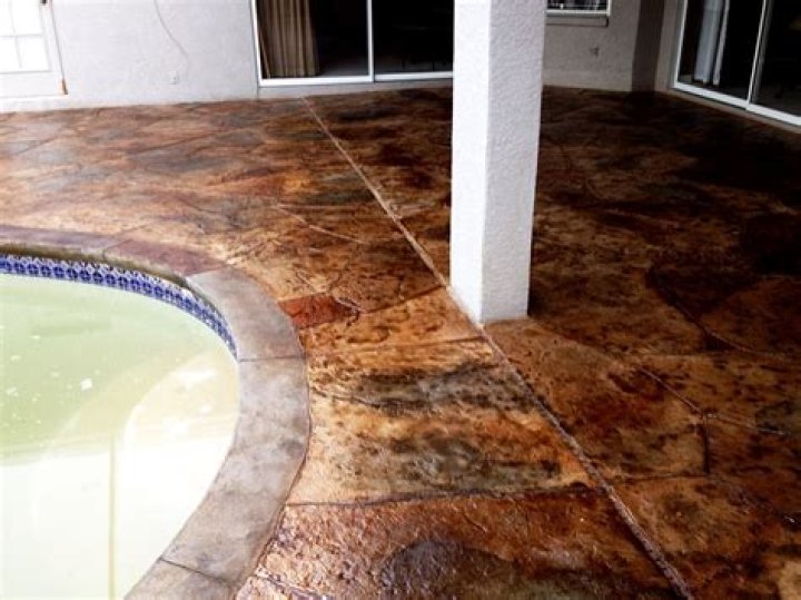 How long does stamped concrete overlay last?