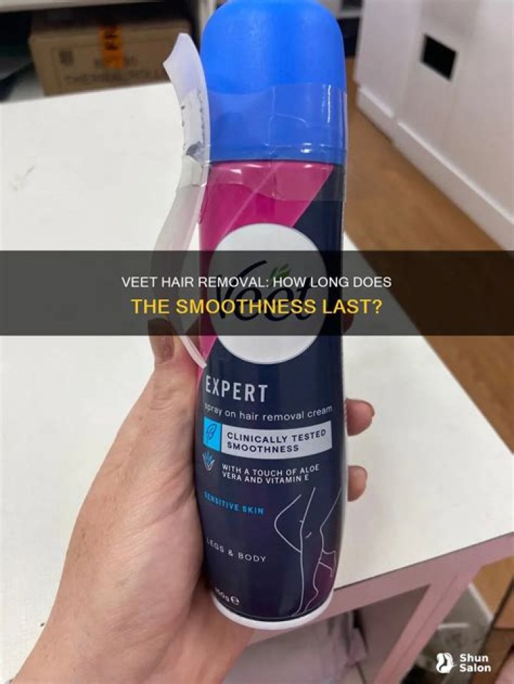 How long does Veet cream hair removal last?