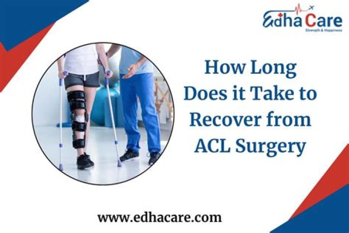 How long until pain goes away after ACL surgery?