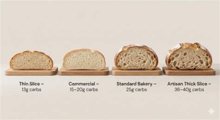 How many calories are in a medium slice of wholemeal bread?