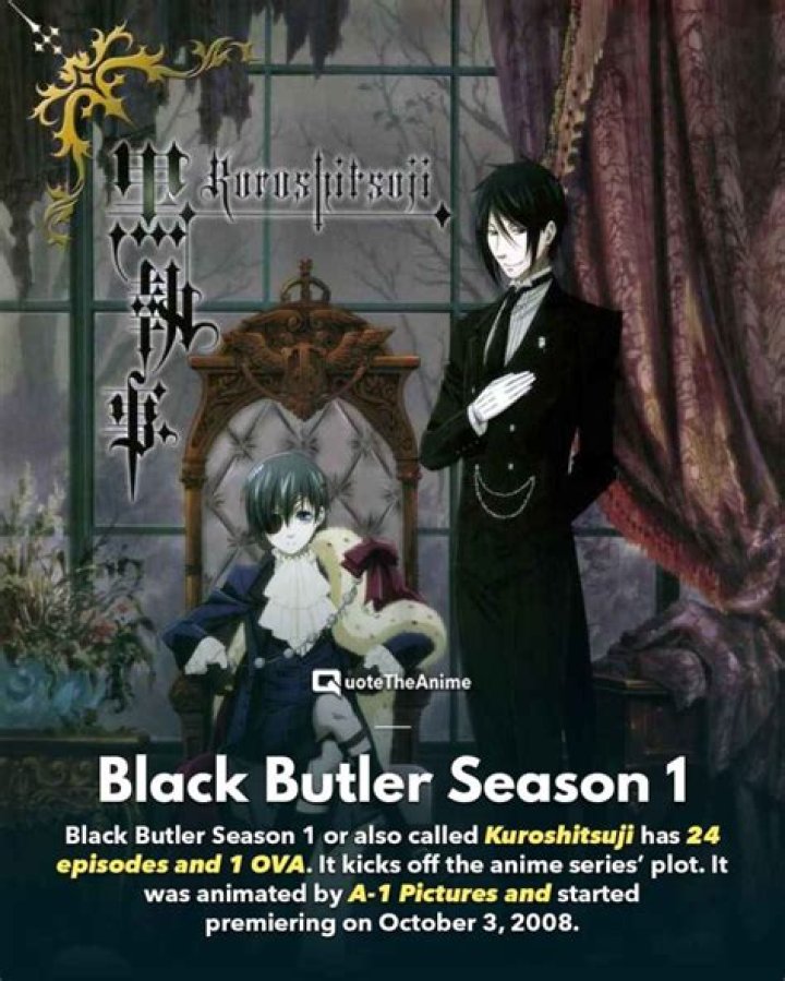 How many episodes are in Black Butler Season 1?