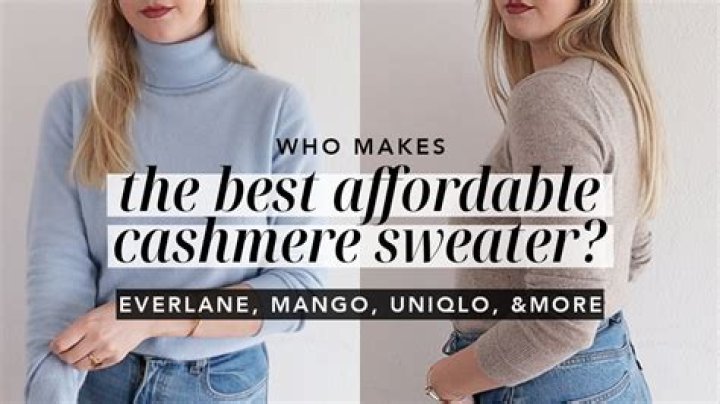 How many goats does it take to make a cashmere sweater?
