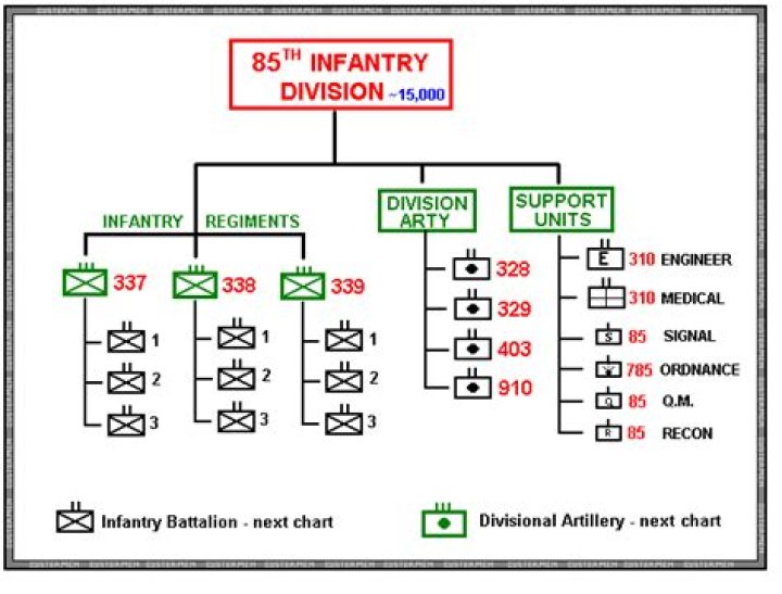 How many men are in a Infantry Division?