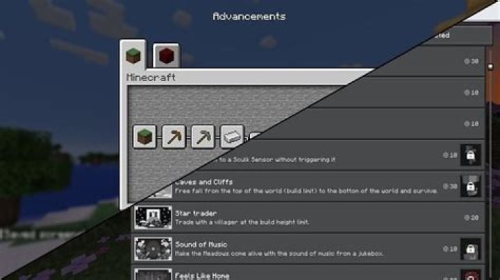 How many Minecraft advancements are there?