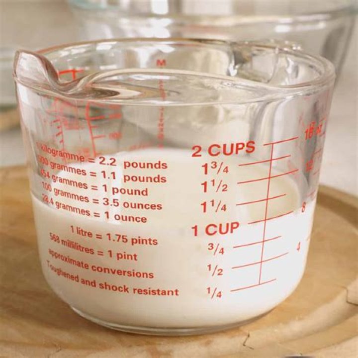 How many ounces is a quart of milk?