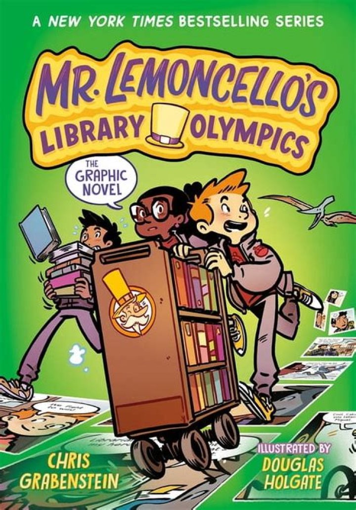 How many pages is Mr Lemoncello's library Olympics?