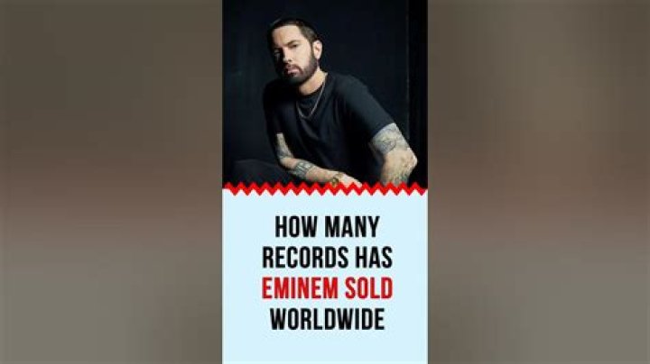 How many records has Eminem sold worldwide?