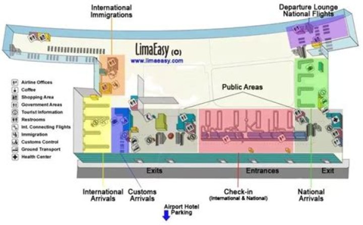 How many terminals does Lima airport have?