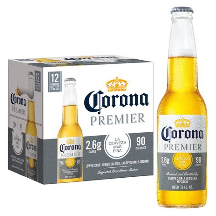 How much alcohol is in a Corona Premier 12 oz bottle?