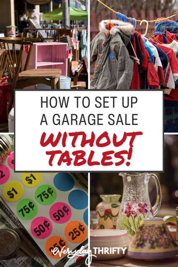 How much do you charge for clothes at a garage sale?