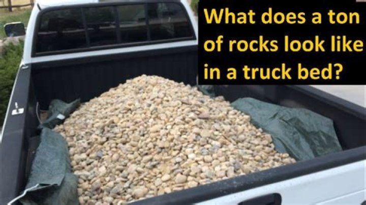 How much does a ton of river rock cover?