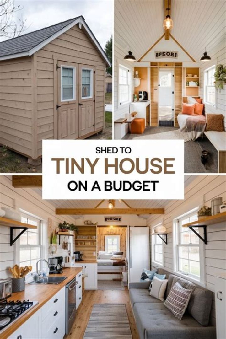 How much does it cost to convert a shed into a tiny house?