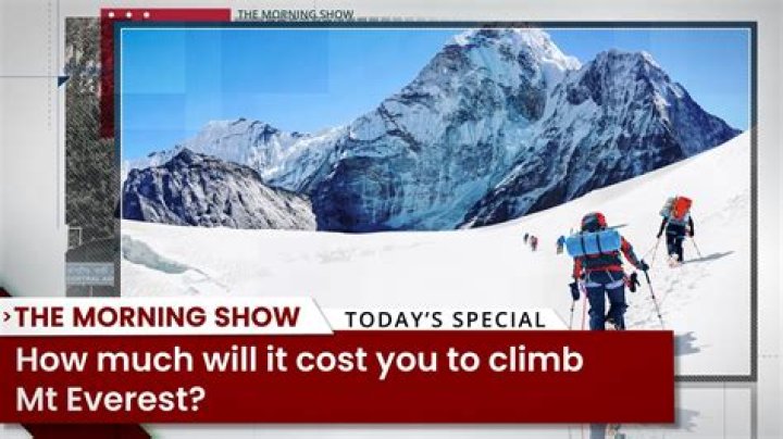 How much does it cost to summit Everest?